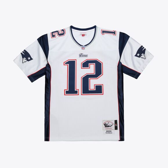 Tom Brady New England Patriots White 2000 Authentic Jersey Size: 52 Men's XXXL